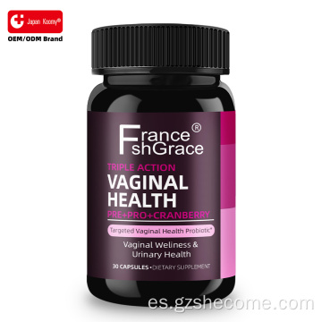 Suplemento probiótico de triple acción premium para mujeres